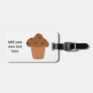 Customise this Choc Chip Muffin graphic Luggage Tag