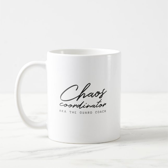 Customise This Colour Guard Coach Coffee Mug (Left)