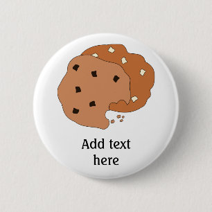 Customise this Cookies graphic 6 Cm Round Badge
