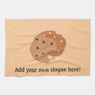Customise this Cookies graphic Tea Towel