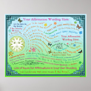 Customise this Garden Affirmation Poster