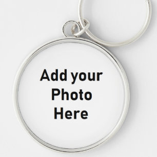 Customise this Large Round Photo Keychain