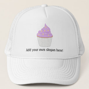 Customise this Lilac Cupcake graphic Trucker Hat