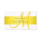 Customise this monogram business card