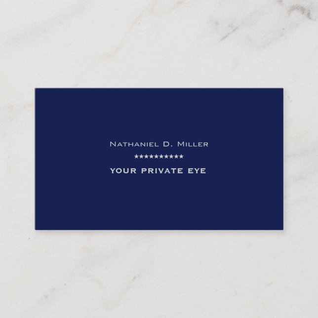 Customise this monogram/DIY background colour Business Card (Front)