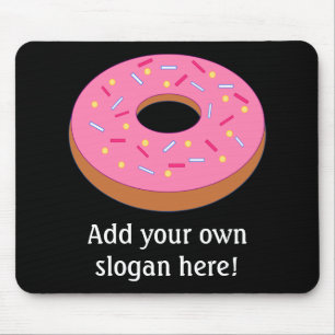 Customise this Ring Doughnut Graphic Mouse Mat