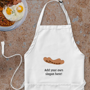 Customise this Sausages graphic Standard Apron
