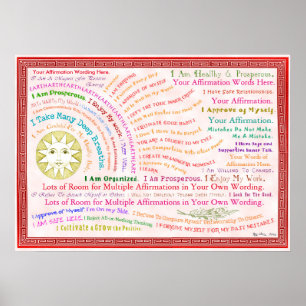 Customise this Sunrise Affirmation Poster