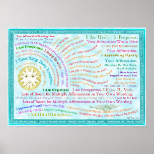 Customise this Sunrise Affirmation Poster