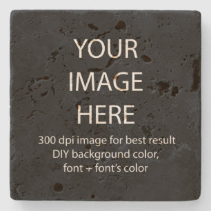 customise this tavertine stone coaster