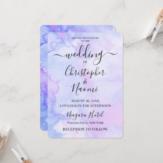 Customise This Watercolor Background Invitation