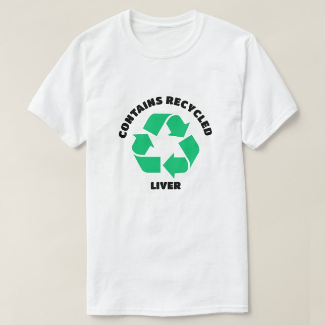 Customise to Any Transplant Recycled Parts Light T-Shirt (Design Front)