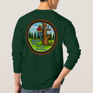 Customise Tree Service Removal Service Business T-Shirt