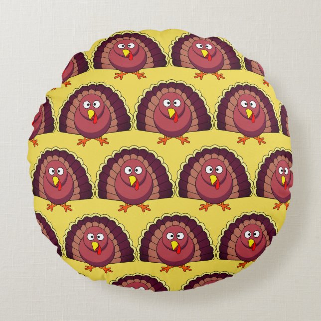 Customise Turkey Round Cushion (Front)