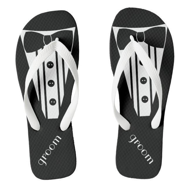 Customise Tuxedo Colour Flip Flops (Footbed)
