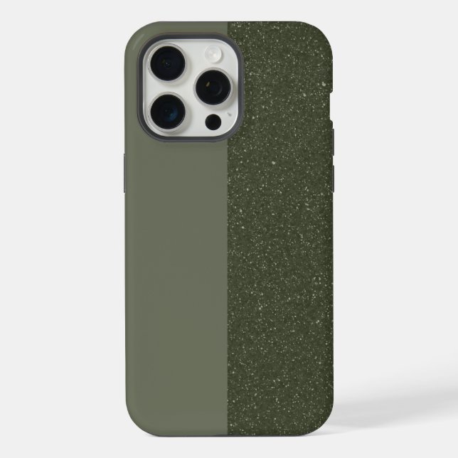 Customise Two-Tone Green iPhone Case (Back)