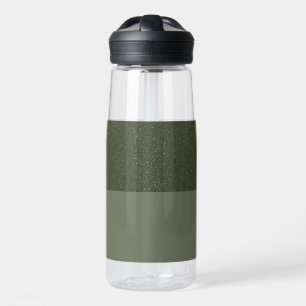 Customise Two-Tone Moss Green Water Bottle