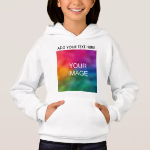 Customise Upload Photo Text Template Kids Girls
