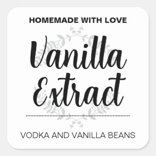 Customise Vanilla Extract label VE022_04sq
