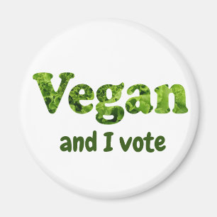 Customise Vegan Activist Voter Magnet