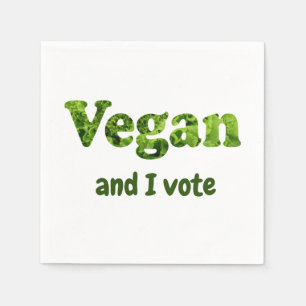 Customise Vegan Activist Voter Napkin