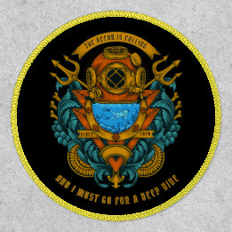 Customise Vintage Deep Sea And Scuba Diver Graphic