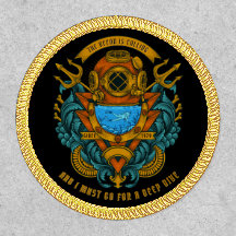 Customise Vintage Deep Sea And Scuba Diver Graphic