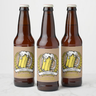 Customise Vintage Sketch Beer Professional Bottle Label