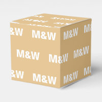Customise w/Initial White monogram camel gift