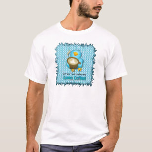 Customise W/ Your Twitter Name Coffee Bird T-Shirt