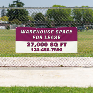 Customise Warehouse Space For Lease Business Banner