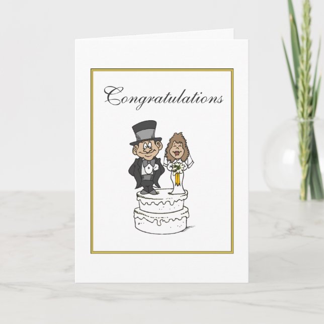 Customise Wedding Congrats Card (Front)