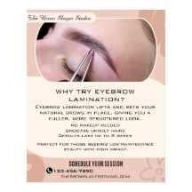 Customise Why Eyebrow Laminating Studio Service