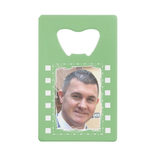 Customise with 2 photos green and white (Front)