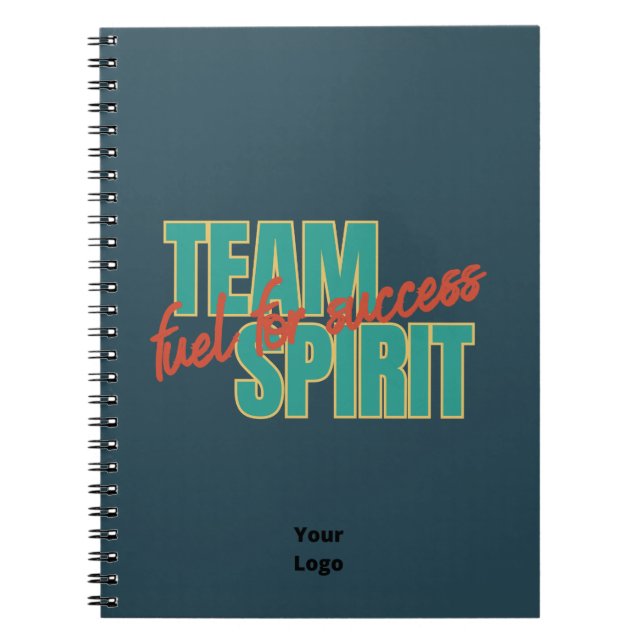 Customise with Logo Team Spirit Office Company Notebook (Front)
