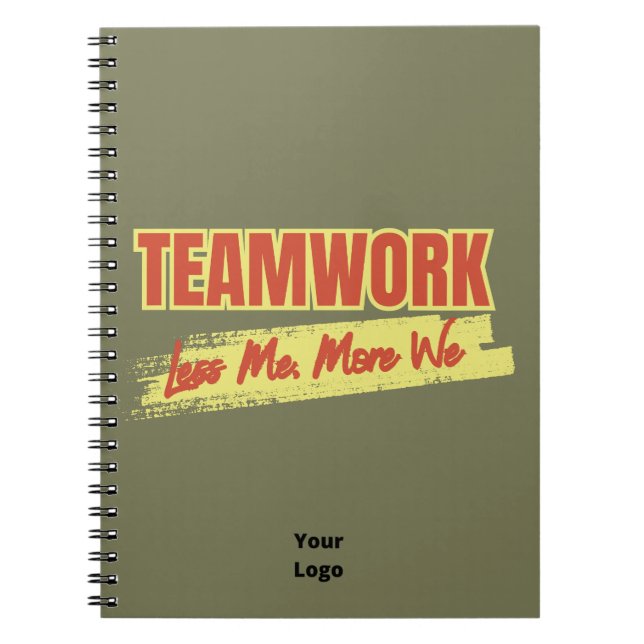 Customise with Logo Teamwork Office Business Notebook (Front)