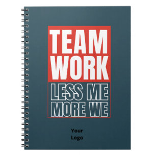 Customise with Logo Teamwork Office Business Notebook
