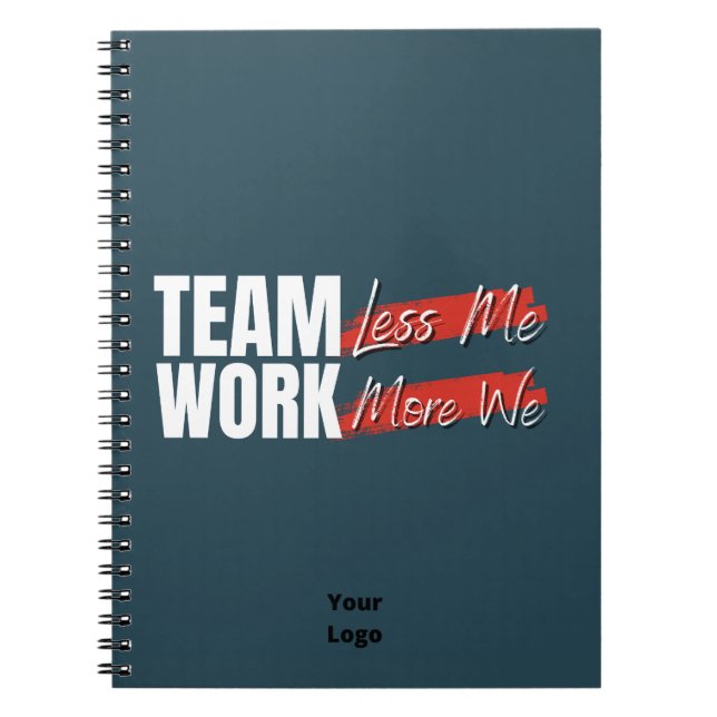 Customise with Logo Teamwork Office Business Notebook (Front)