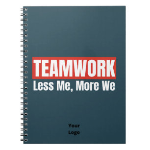 Customise with Logo Teamwork Office Business Notebook