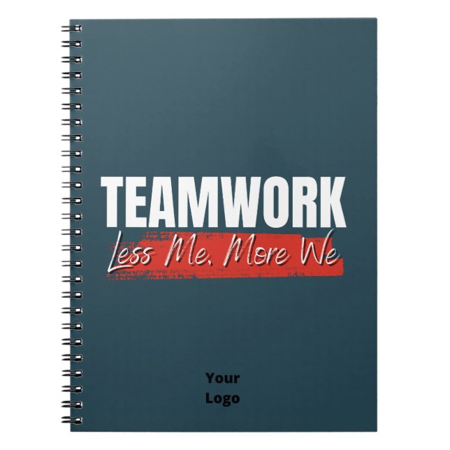 Customise with Logo Teamwork Office Business Notebook (Front)