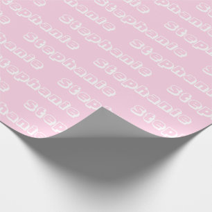 Customise with Name, Text, Birthday Gift Wrapping Paper