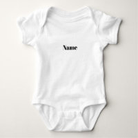 Customise with name, text minimalist black white