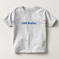 Customise with name text minimalist Little Brother
