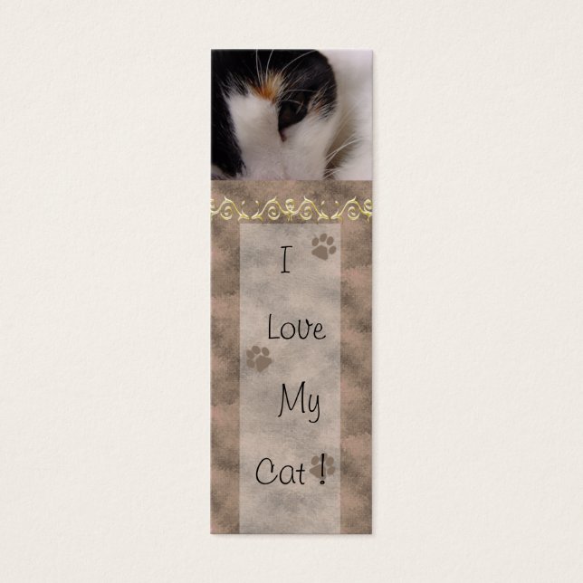 Customise with your Dog or Cat Picture Bookmark (Front)