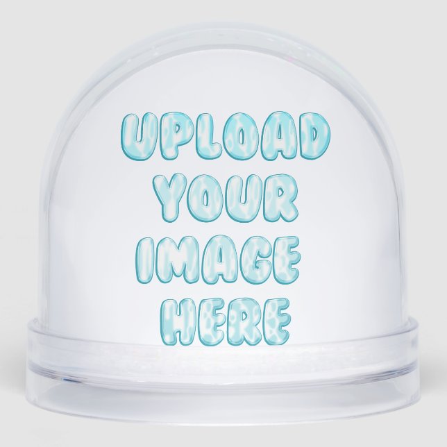 Customise with Your Full Size Photo Snowglobe (Front)