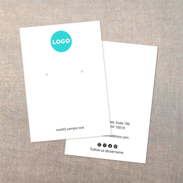 Customise With Your Logo  Earring (Creator Uploaded)