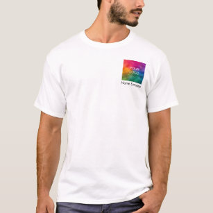 Customise With Your Logo Employee Name White T-Shirt