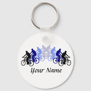 Customise with Your Name Bike, Cycling, Biking, Key Ring