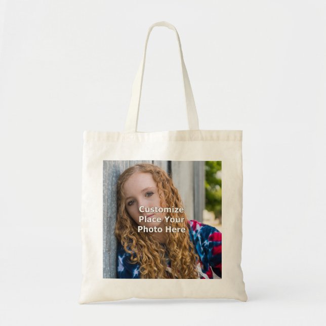 Customise With Your Photo Tote Bag (Front)