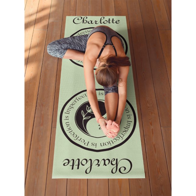 (Customise)Yin Yang Tea Green Workout, Pilates and Yoga Mat ((Customize)Yin Yang Tea Green Workout, Pilates and Yoga Mat)